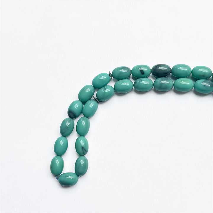 Catalin Egg Cut Tasbeeh with Embroidered Kuka Imam Bead – WATD267