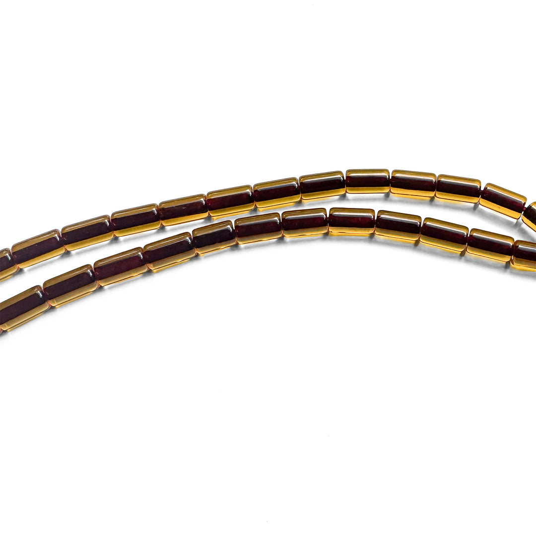 Faceted Fire Amber System Tasbeeh – WATD284