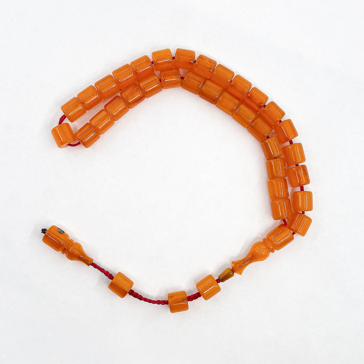 Pressed Amber Rod Material System Tasbeeh – WATD287