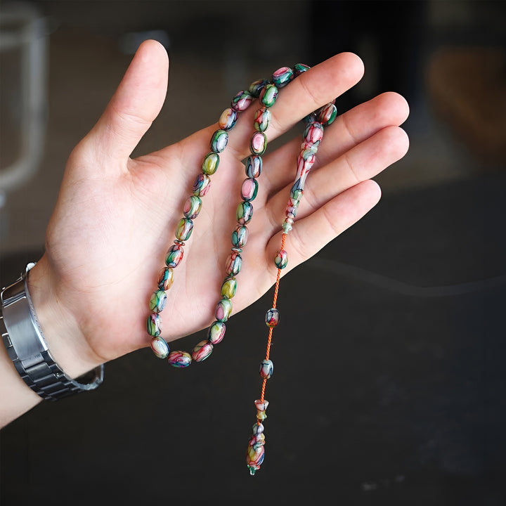 Handcrafted French Galalith Tasbeeh – WATD298