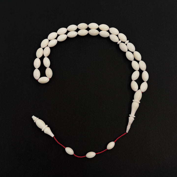 Handcrafted Narcil Wood Oval Cut Tasbeeh – WATD315