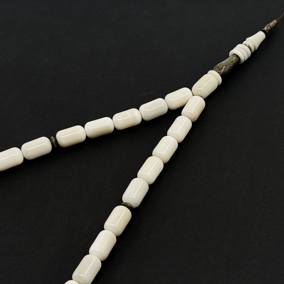 Narcil Wood Tasbeeh with Ringed Rosewood Imam Bead – WATD316