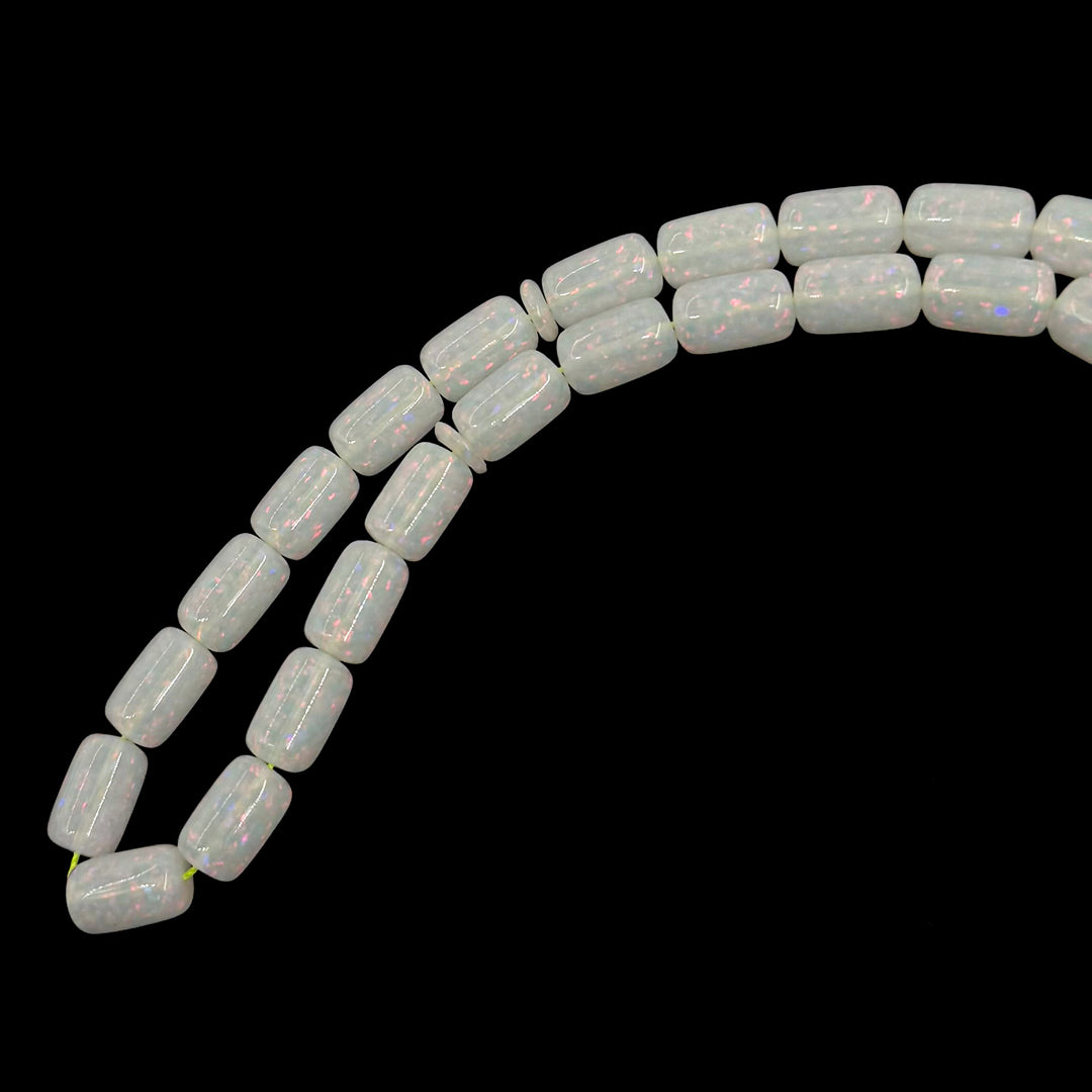 Capsule Cut Glitter Opal Tasbeeh – WATD319