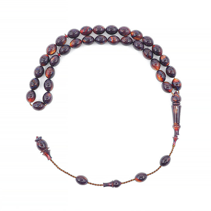 Oval-Cut Bureaucrat Size Catalin Tasbeeh – WATD340