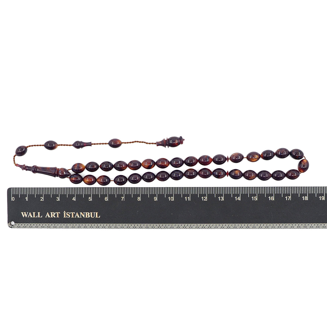 Oval-Cut Bureaucrat Size Catalin Tasbeeh – WATD340