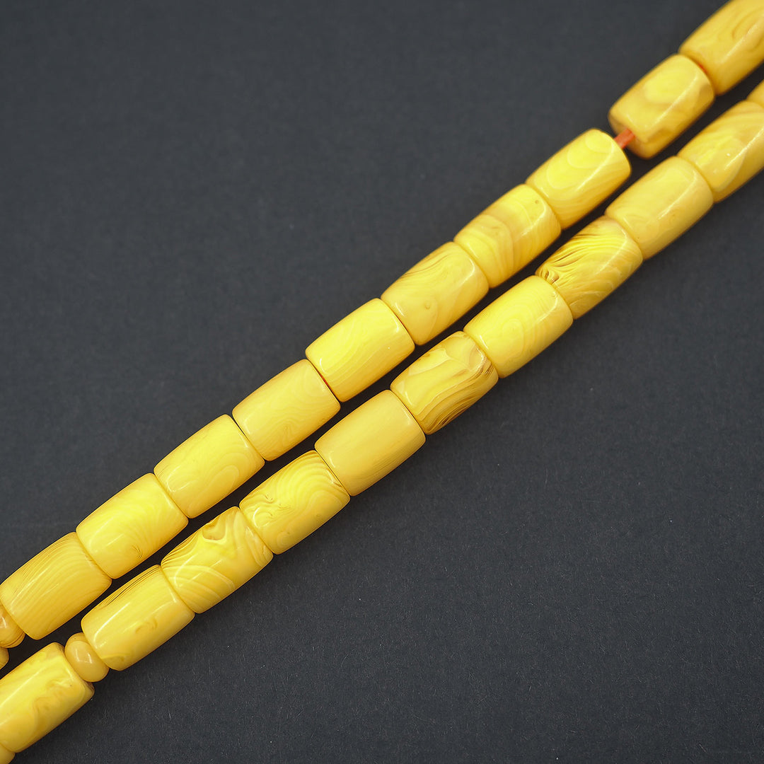 Master Signed Pressed Amber Tasbeeh with Faceted Cut &amp; Countersunk Beads – WATD373