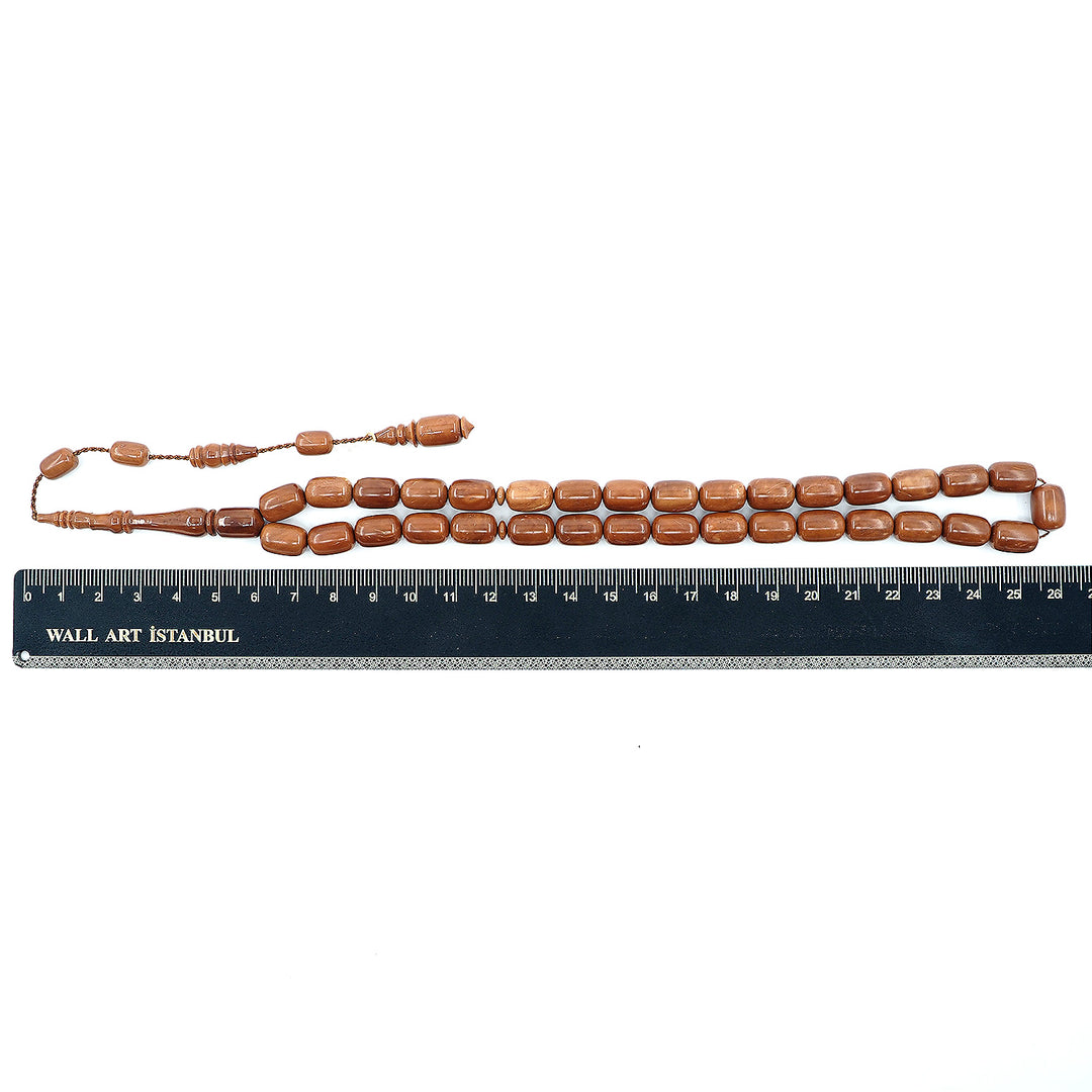 Handcrafted Capsule Cut Kuka Wood Tasbeeh – WATD393
