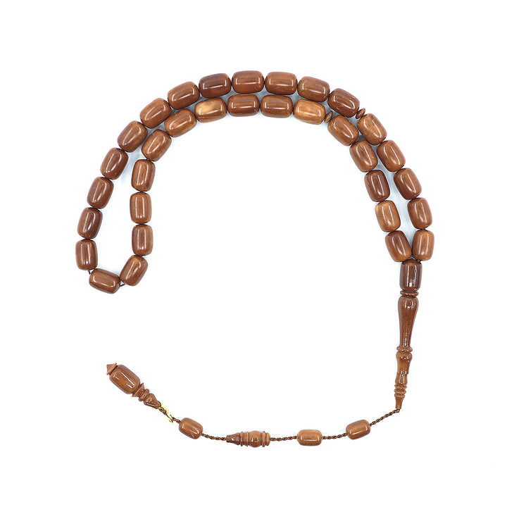 Handcrafted Capsule Cut Kuka Wood Tasbeeh – WATD393