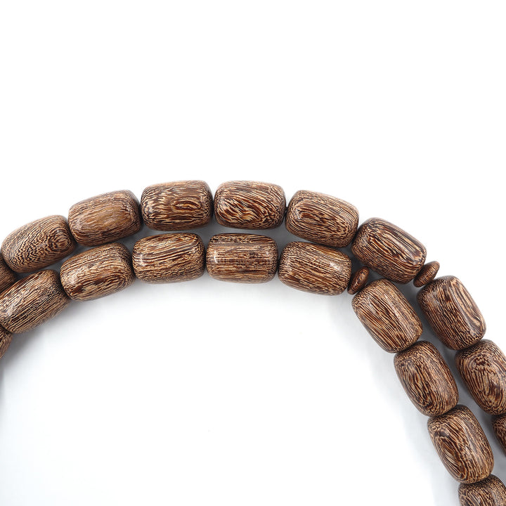 Handcrafted Capsule Cut Tigerwood Tasbeeh – WATD394