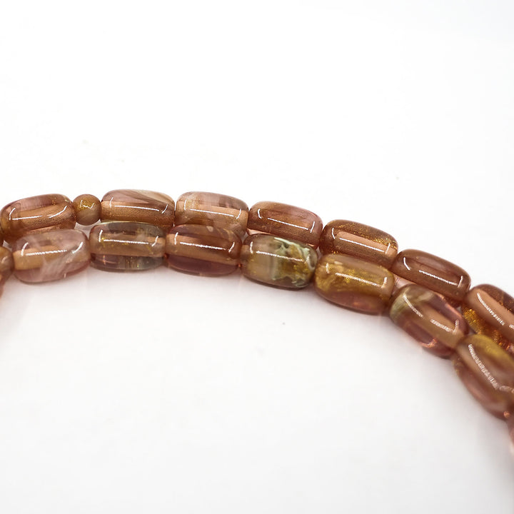 Capsule-Cut Countersunk-Drilled Catalin Tasbeeh with Silver Imam Bead – WATD418