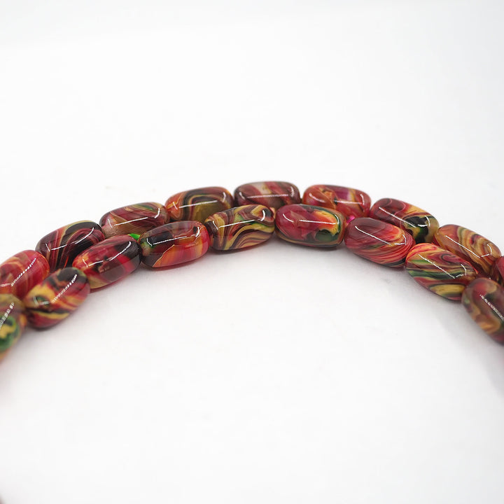 Capsule-Cut Countersunk-Drilled Catalin Tasbeeh with Silver Imam Bead – WATD420