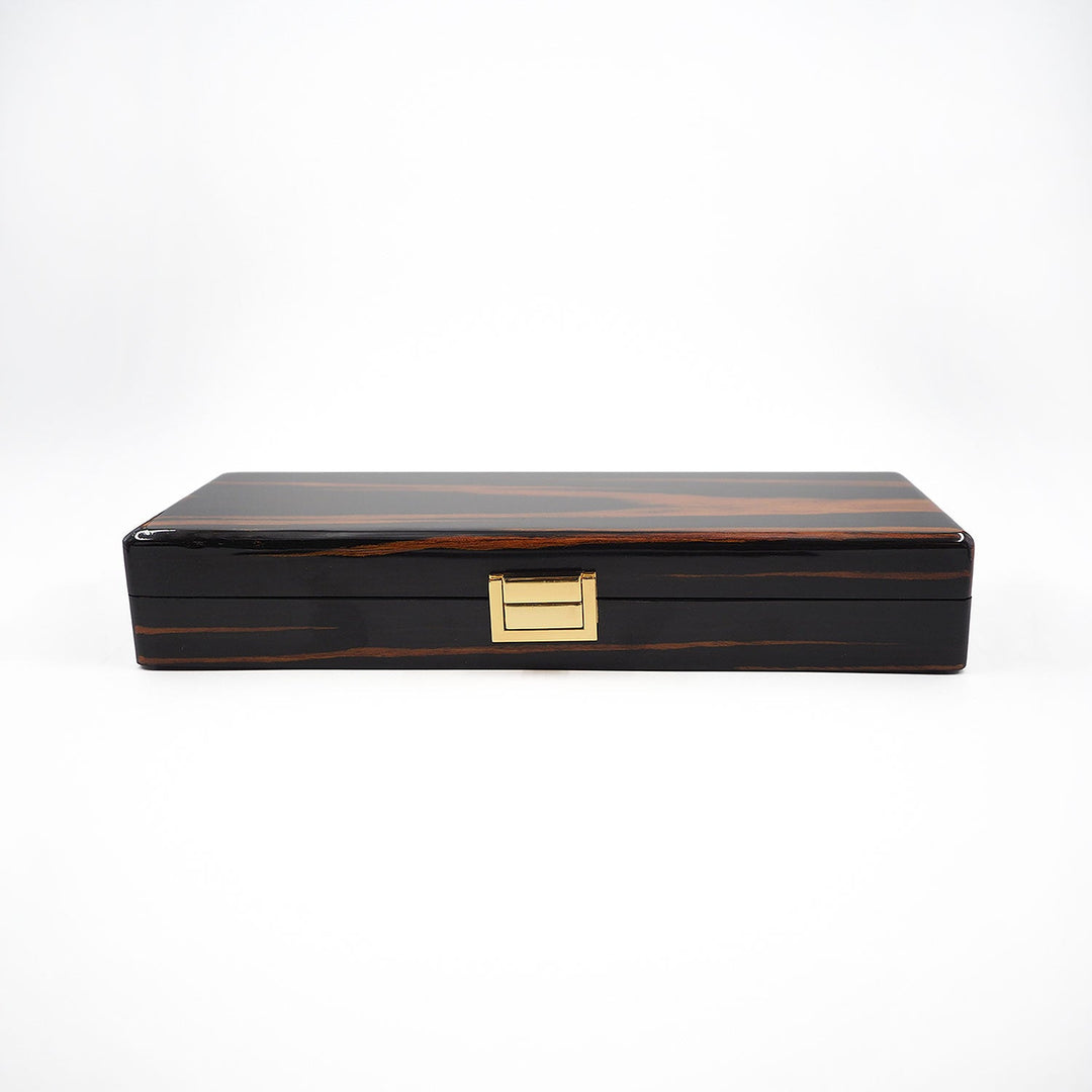 Nobility Series Walnut Pattern Wooden Tasbeeh Box - WATD433