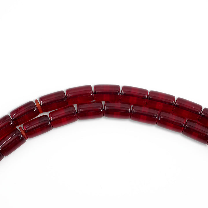 Faceted Cut Pressed Amber Tasbeeh – WATD557