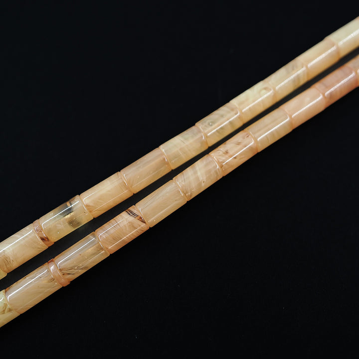 Cut-Style Pressed Amber Tasbeeh - WATD610