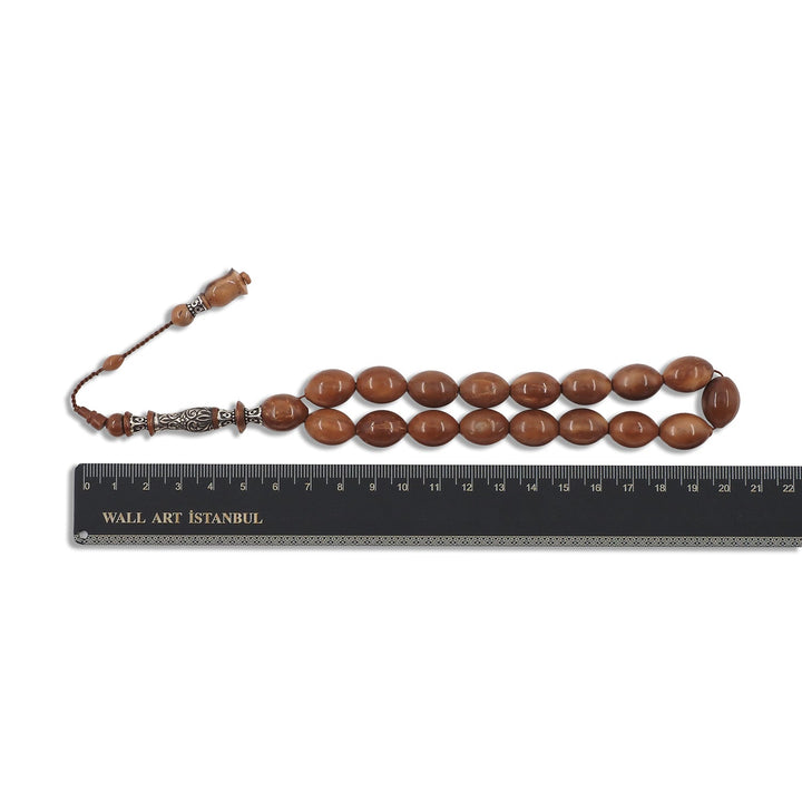 Mascot Size Kuka Wood Tasbeeh with Nakkash Imam Bead - WATD648