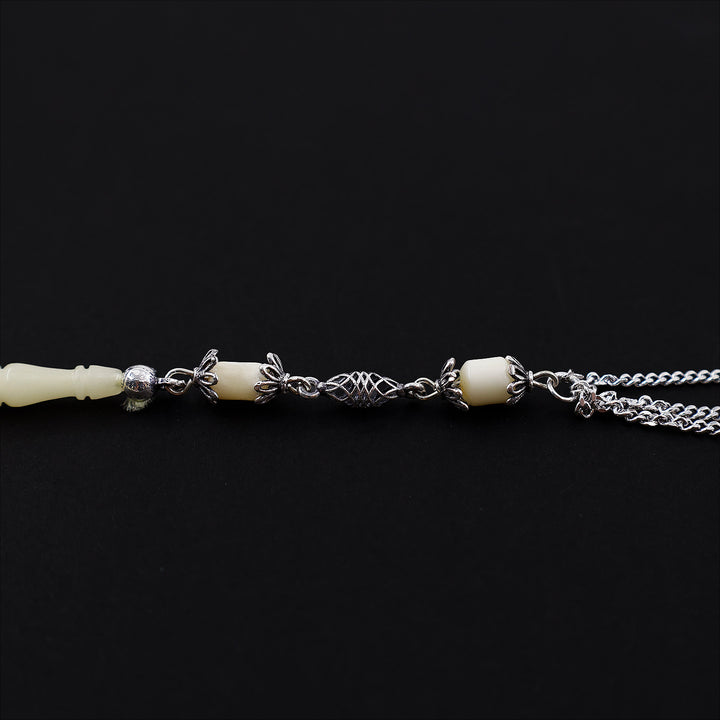 Mini Size Amber Tasbeeh with Silver Tassel – WATD683