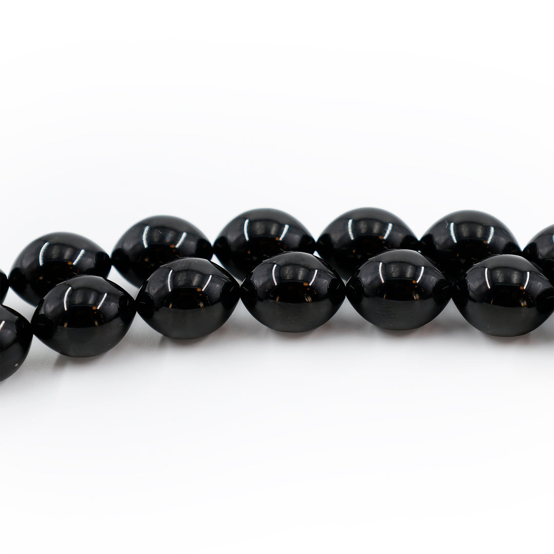 Original Erzurum Oltu Stone Jawshan Prayer Inscribed Mastercrafted Hand-Engraved Silver Imame Bead Tasbeeh – WATD684