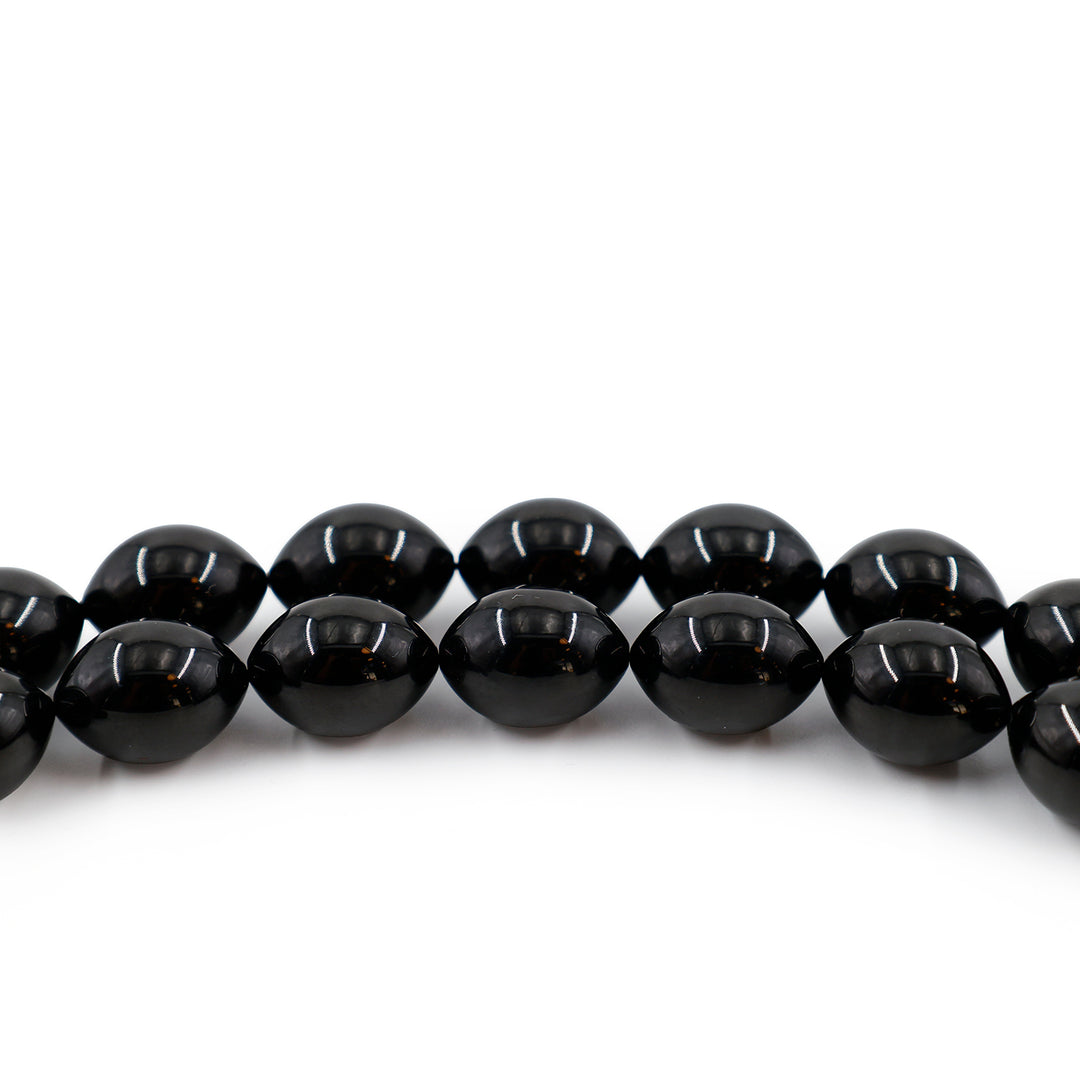 Original Erzurum Oltu Stone Jawshan Prayer Inscribed Mastercrafted Hand-Engraved Silver Imame Bead Tasbeeh – WATD685