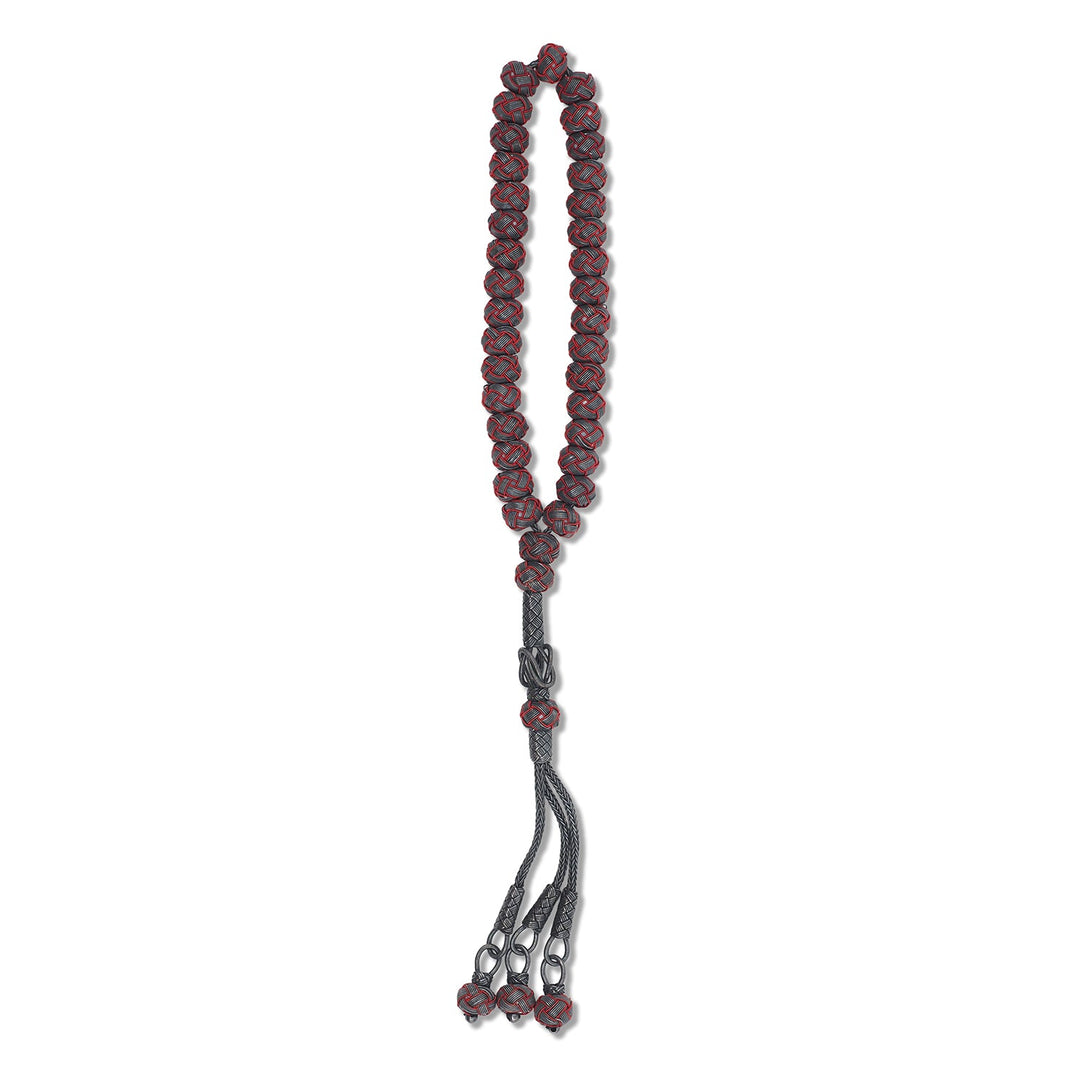 Handwoven 1000-Fineness Silver Kazaziye Tasbeeh – WATD699