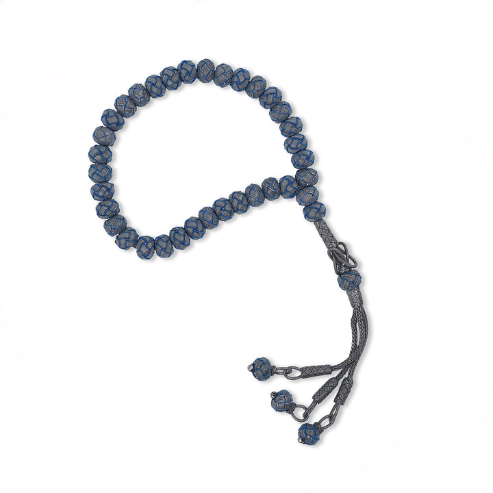 Handwoven 1000-Fineness Silver Kazaziye Tasbeeh – WATD700