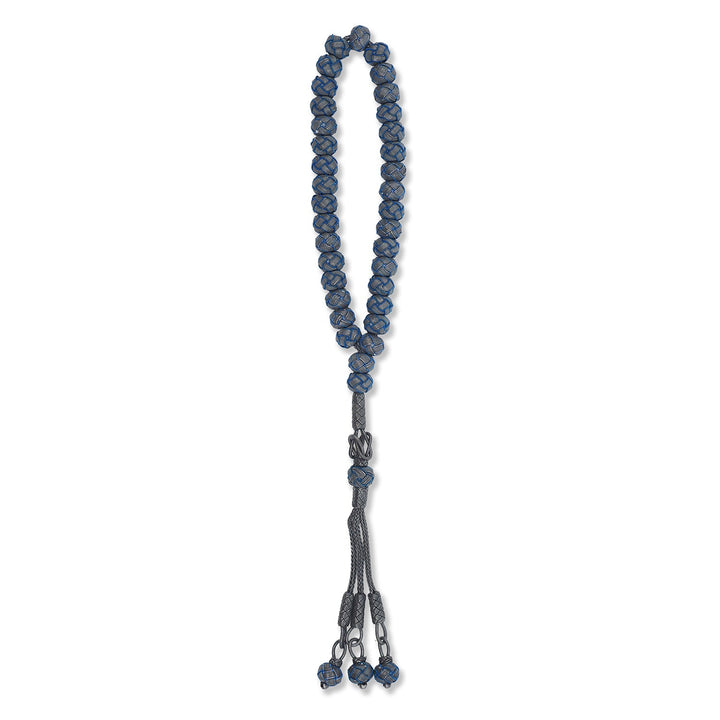 Handwoven 1000-Fineness Silver Kazaziye Tasbeeh – WATD700