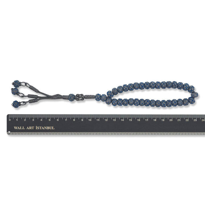 Handwoven 1000-Fineness Silver Kazaziye Tasbeeh – WATD700