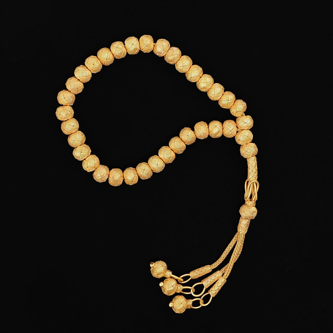 Handwoven 1000-Fineness Silver Kazaziye Tasbeeh – WATD704