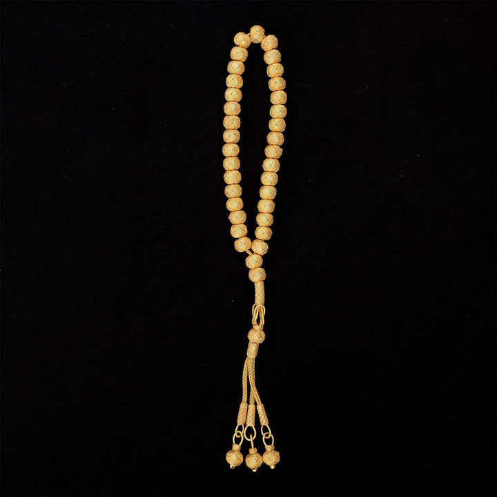 Handwoven 1000-Fineness Silver Kazaziye Tasbeeh – WATD704