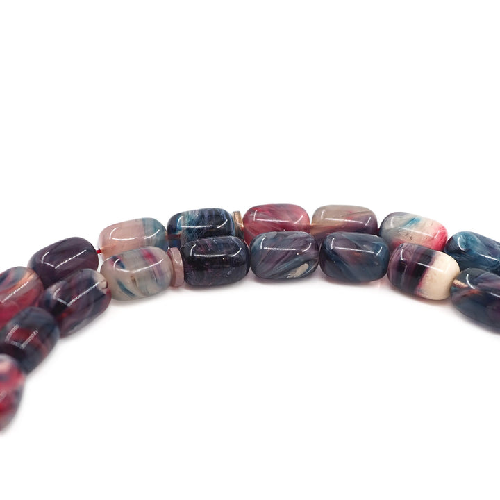 Capsule-Cut Pressed Amber Tasbeeh – WATD718