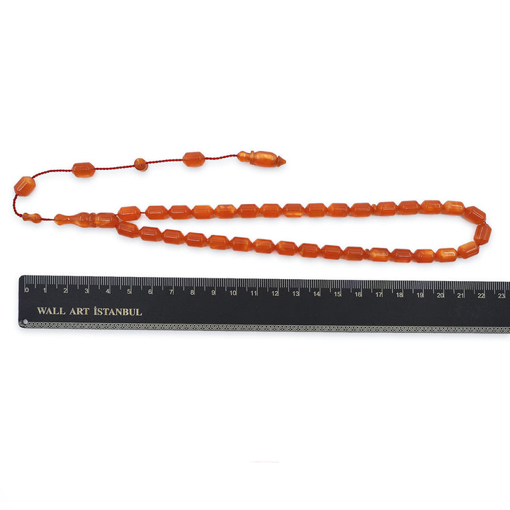 Iskender Style Pressed Amber Tasbeeh – WATD723