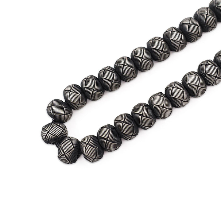Handwoven 1000-Fineness Silver Kazaziye Tasbeeh – WATD747