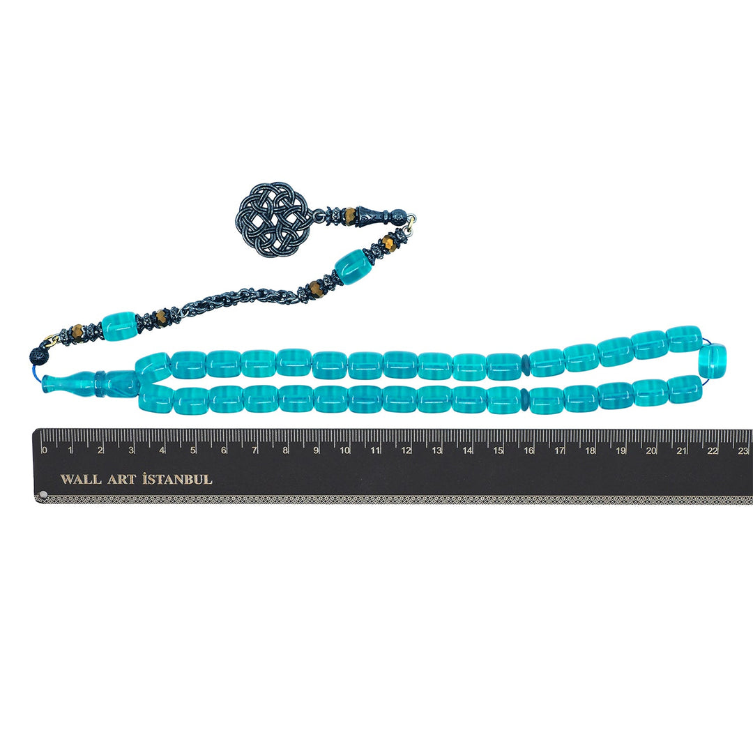 Kazaz-Style Catalin Tasbeeh with Alpaca Tassel – WATD759