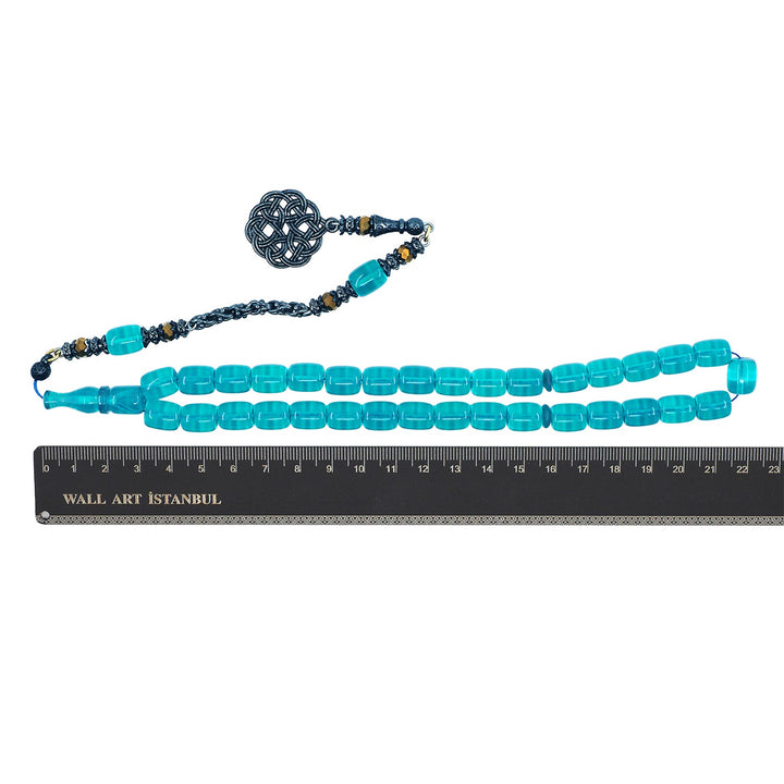 Kazaz-Style Catalin Tasbeeh with Alpaca Tassel – WATD759