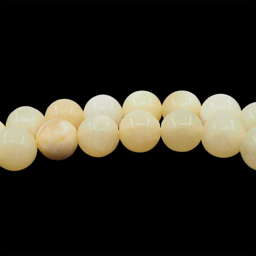 Natural Stone Drop-Style Tasbeeh with Alpaca Tassel – WATD763