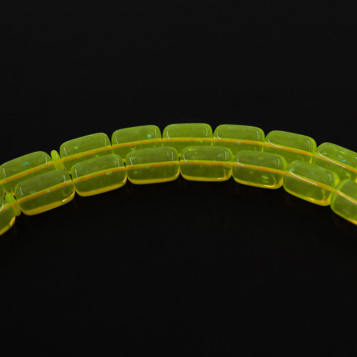 Masterfully Crafted Glittered Opal Capsule-Cut Tasbeeh - WATD816