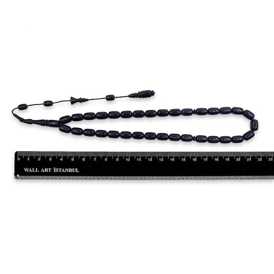 Glittered Catalin Capsule-Cut Tasbeeh with System Tassel - WATD877