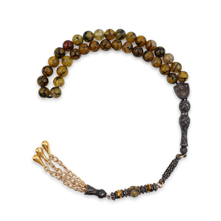 Natural Stone Round-Bead Tasbeeh - WATD898