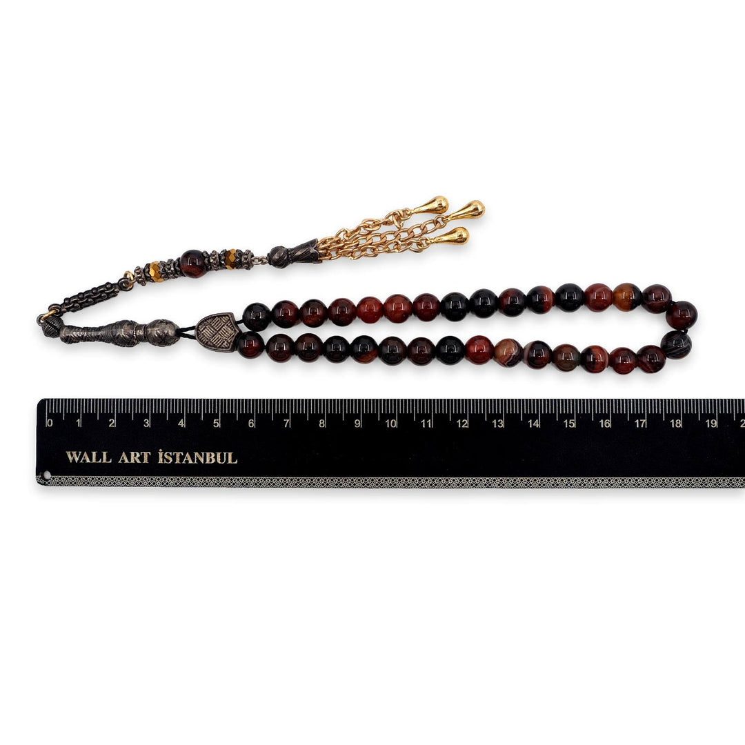 Natural Stone Round-Bead Tasbeeh - WATD899