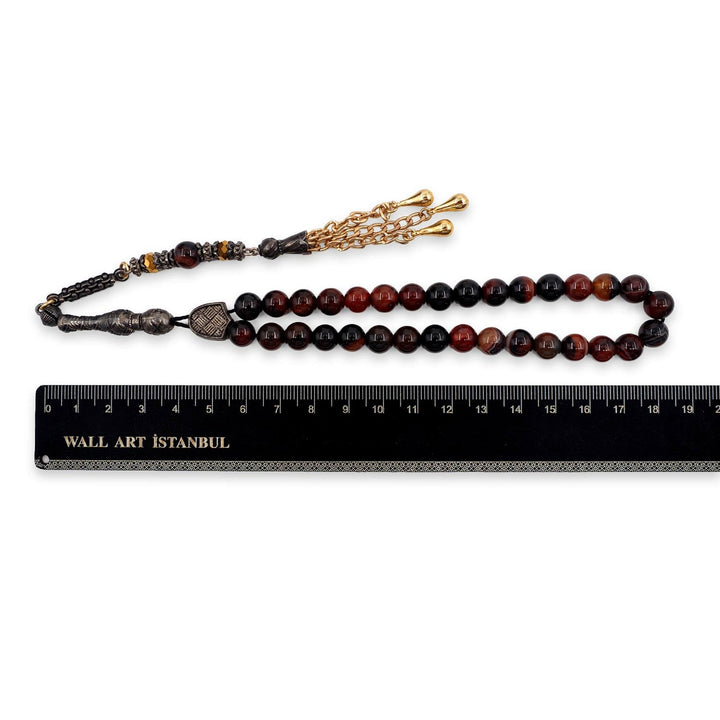Natural Stone Round-Bead Tasbeeh - WATD899