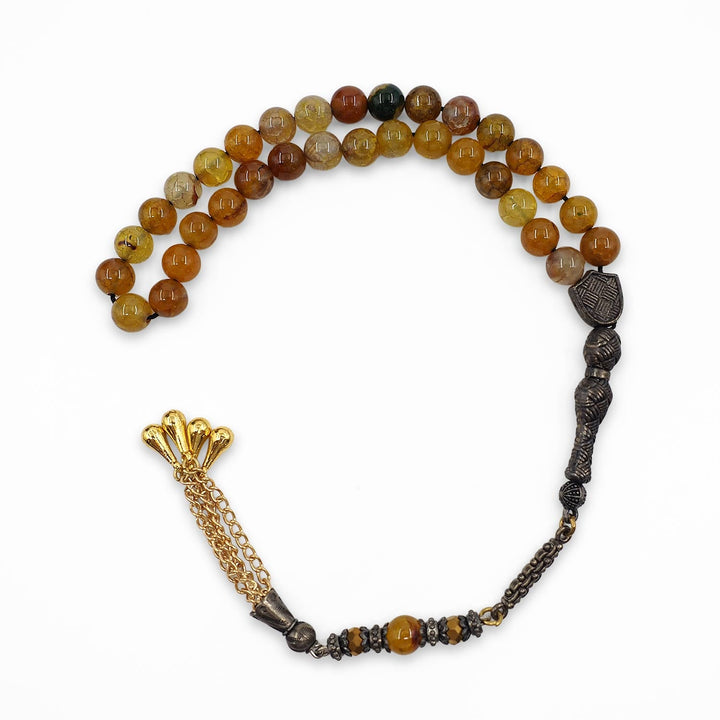 Natural Stone Round-Bead Tasbeeh - WATD900