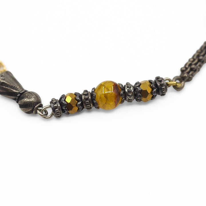 Natural Stone Round-Bead Tasbeeh - WATD900