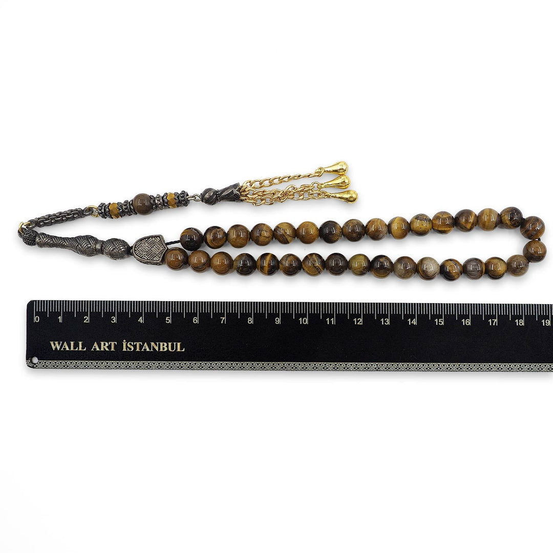 Natural Stone Round-Bead Tasbeeh - WATD903