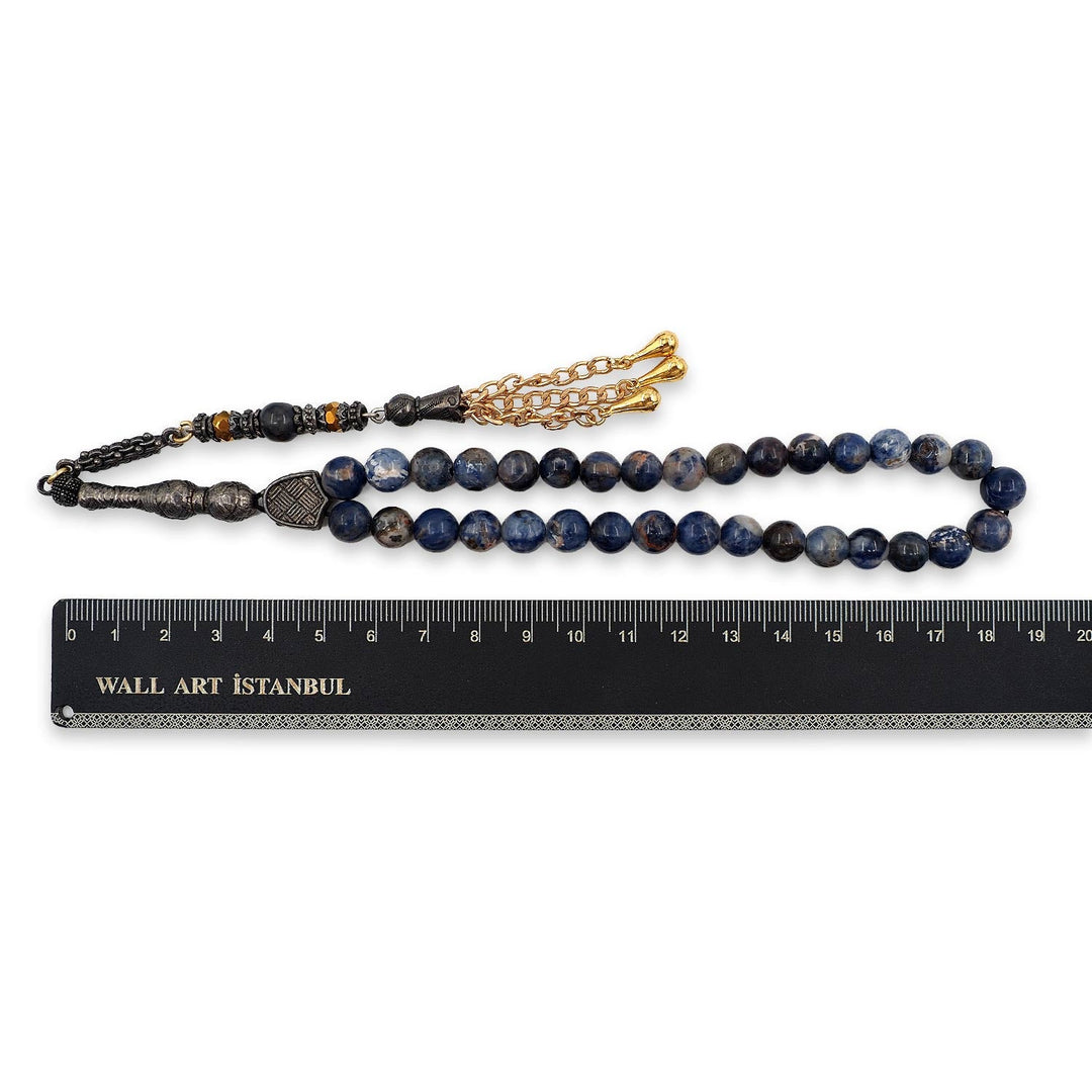 Natural Stone Round-Bead Tasbeeh - WATD904