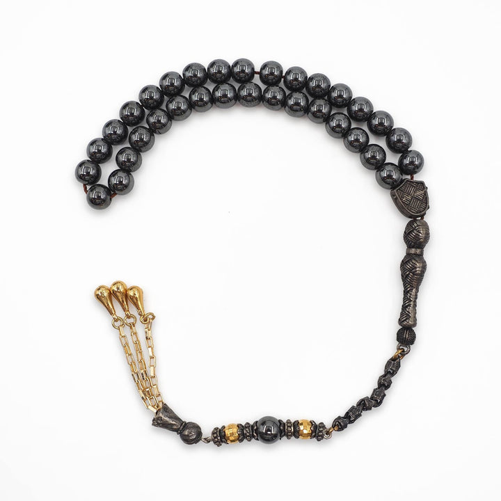 Natural Stone Round-Bead Tasbeeh - WATD907