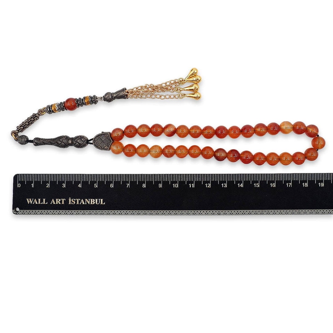 Natural Stone Round-Bead Tasbeeh - WATD908