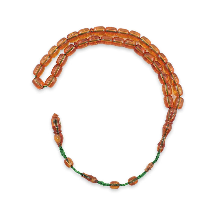 Master-Crafted Pressed Amber Tasbeeh with Special Box - WATD913