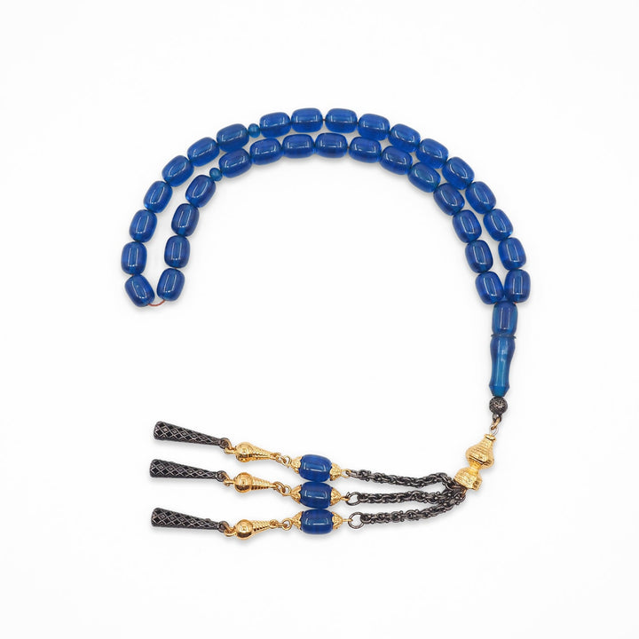 Fire Amber Tasbeeh with Special Metal Tassel - WATD929