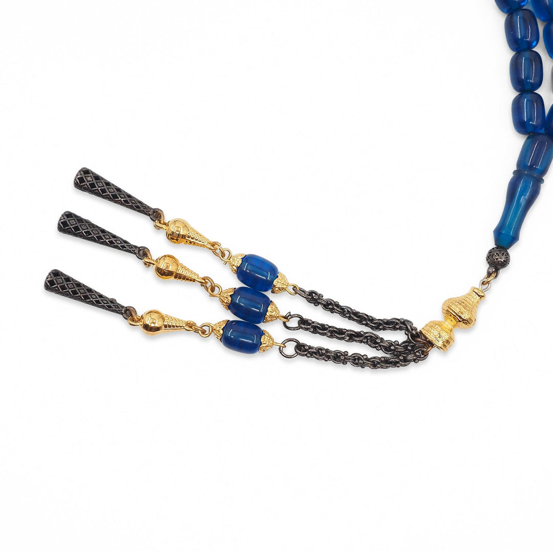 Fire Amber Tasbeeh with Special Metal Tassel - WATD929