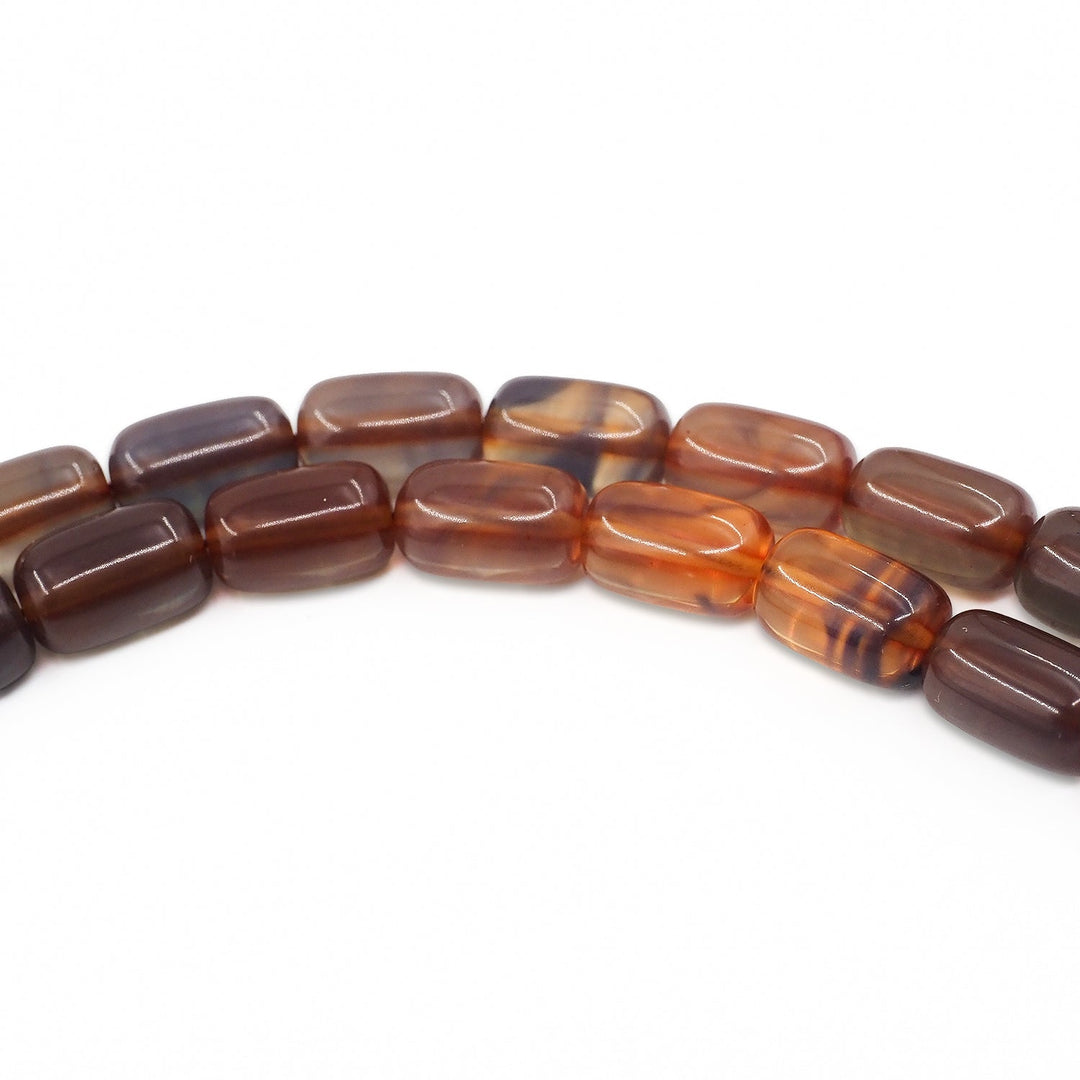 Pressed Amber Tasbeeh with Capsule-Cut Beads &amp; Tassel - WATD947