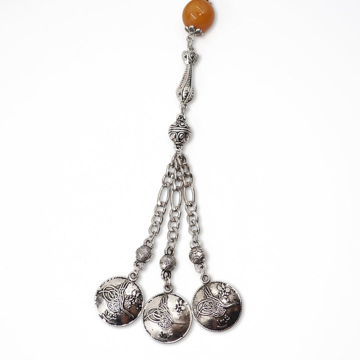 Sphere-Cut Rod Material Tasbeeh with Alpaca Tassel - WATD968